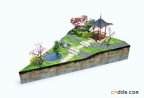 为旅游公司设计的3D插画