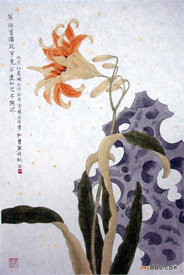 莫晓松工笔花鸟画欣赏