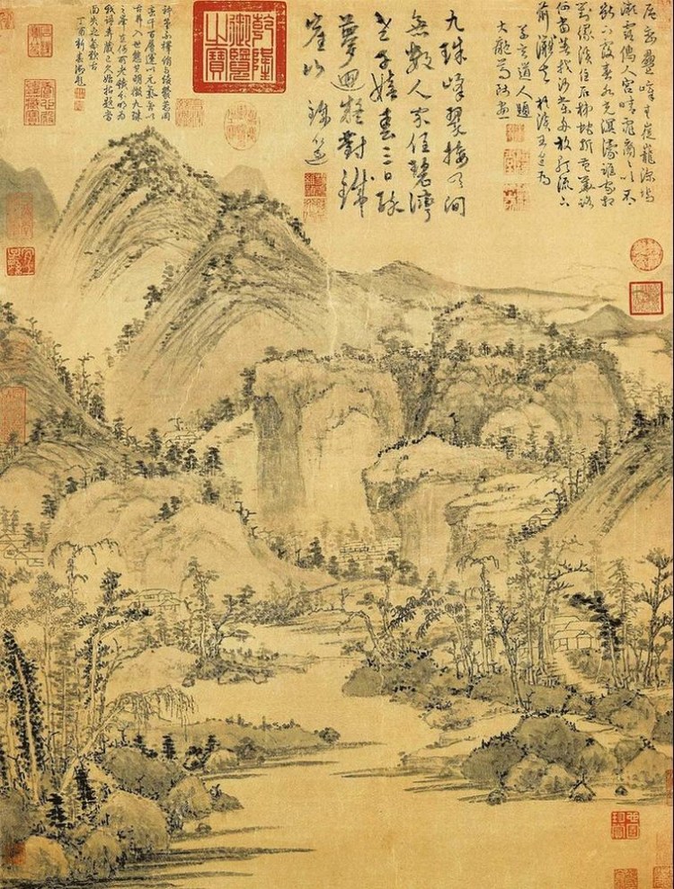 古色古香的画