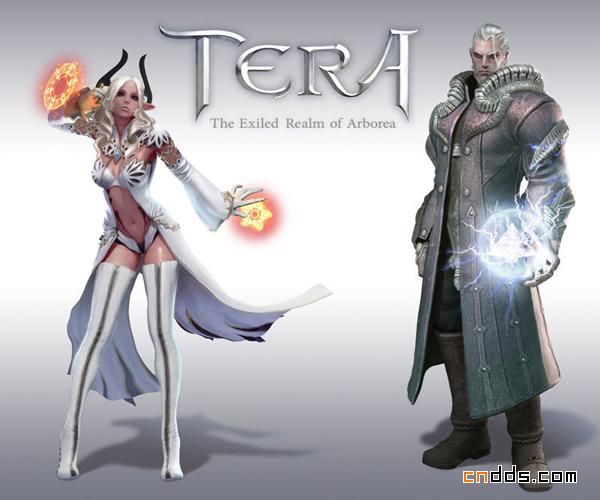 韩国NHN新游《TERA》人物原画欣赏