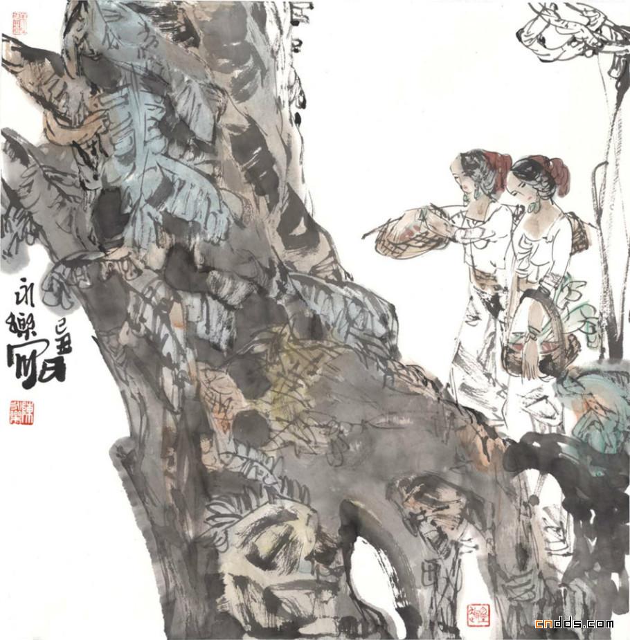 著名画家陈永乐国画作品欣赏