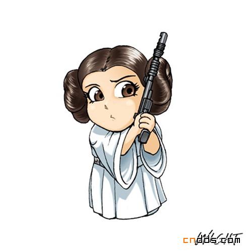 可爱Q版Star Wars星战角色插画