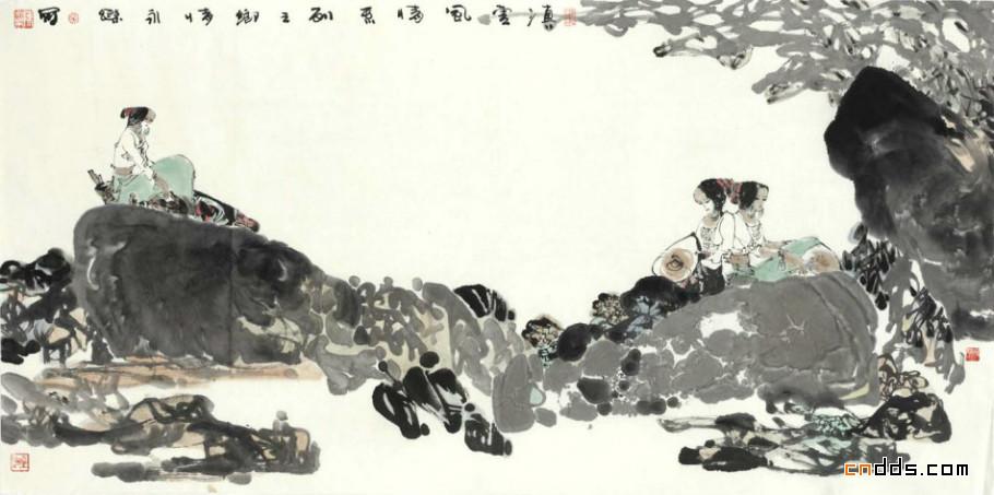 著名画家陈永乐国画作品欣赏