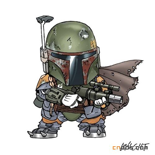 可爱Q版Star Wars星战角色插画