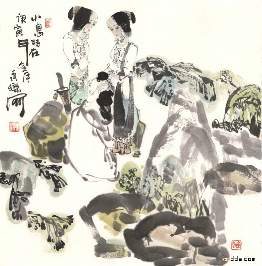 著名画家陈永乐国画作品欣赏