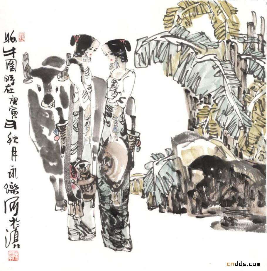 著名画家陈永乐国画作品欣赏