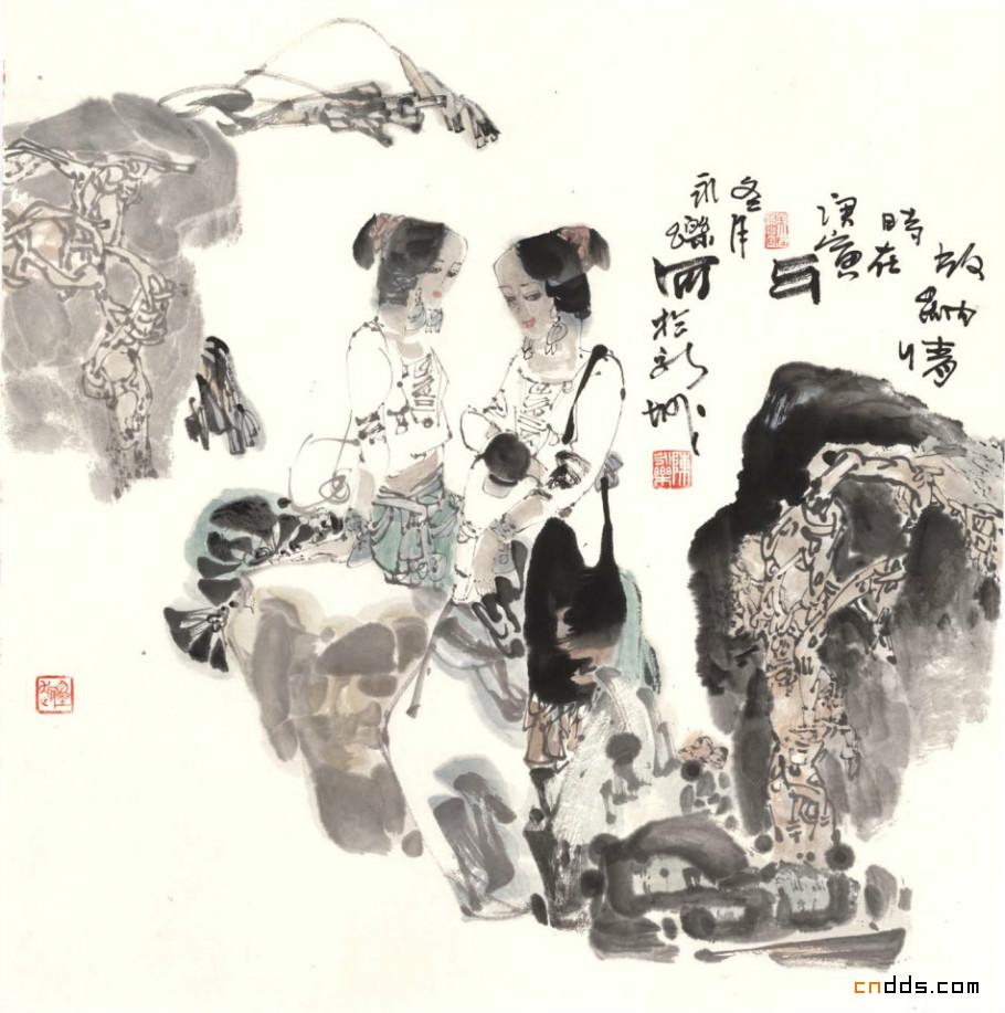 著名画家陈永乐国画作品欣赏