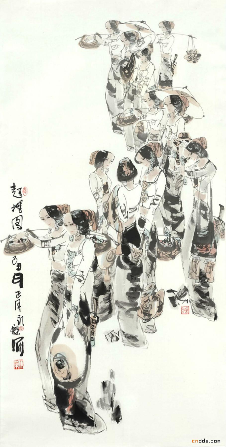 著名画家陈永乐国画作品欣赏