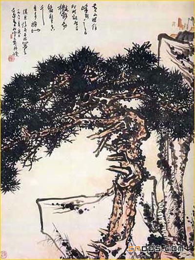 国画大师潘天寿作品欣赏