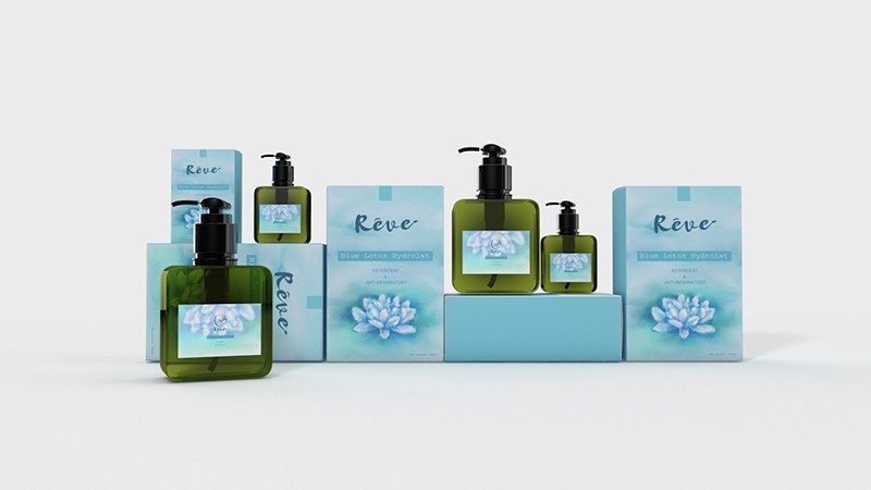  《Rêve》纯植物美容品牌包装