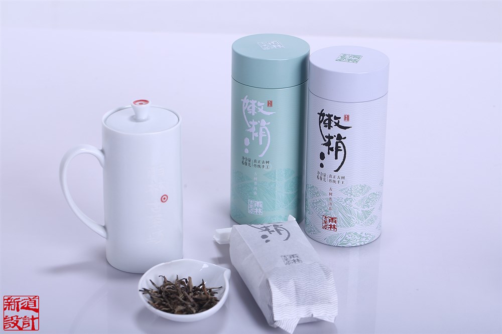 古树普洱茶 嫩梢 茶叶包装设计 茶叶棉纸包装设