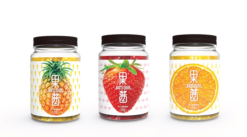 JAM GIRL果酱包装设计