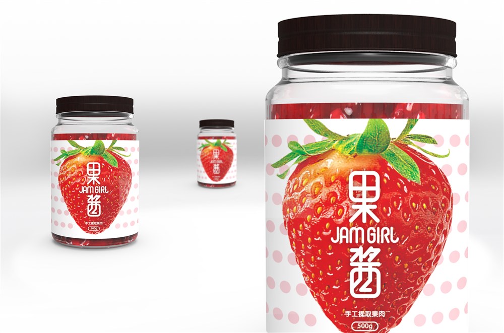 JAM GIRL果酱包装设计