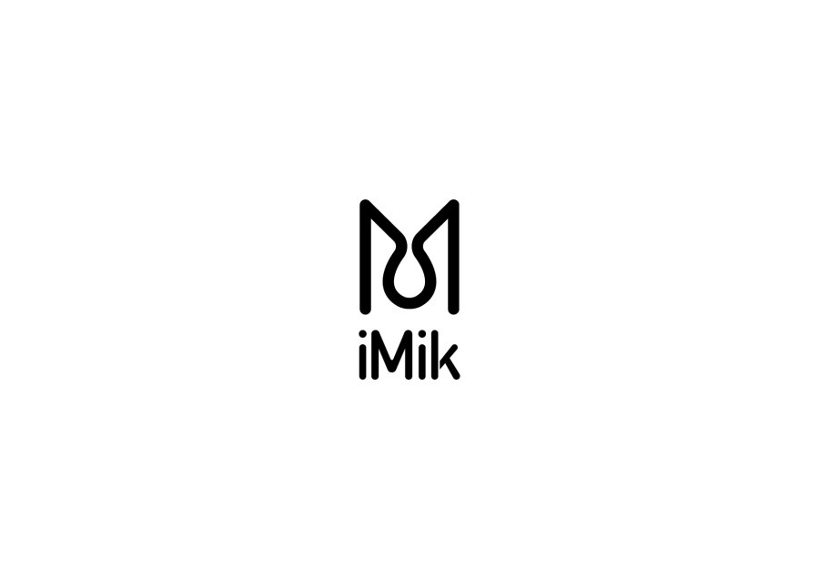 imik黑白牛奶包装设计