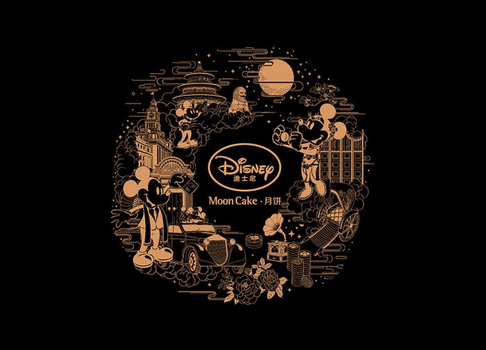 2015中秋节Disney Moon Cake迪士尼月饼新品开发设计