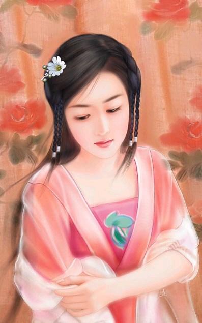 似曾相识唯美的中国女性插画作品