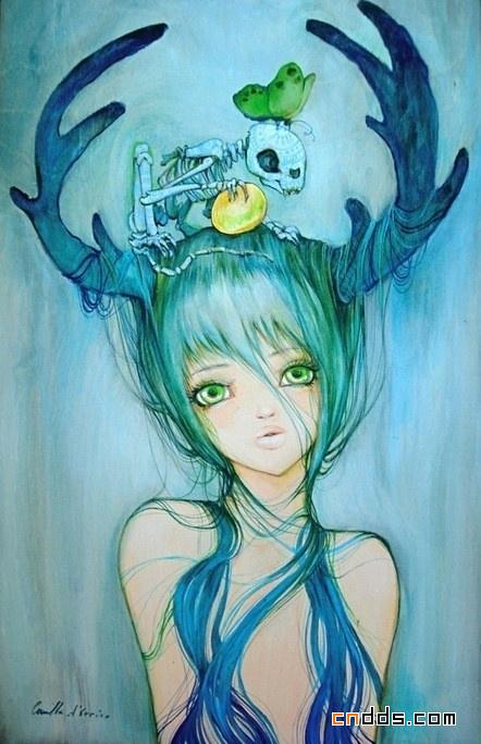 加拿大插画家Camilla d&#39;Erric作品