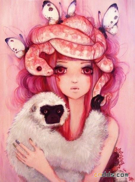 加拿大插画家Camilla d&#39;Erric作品