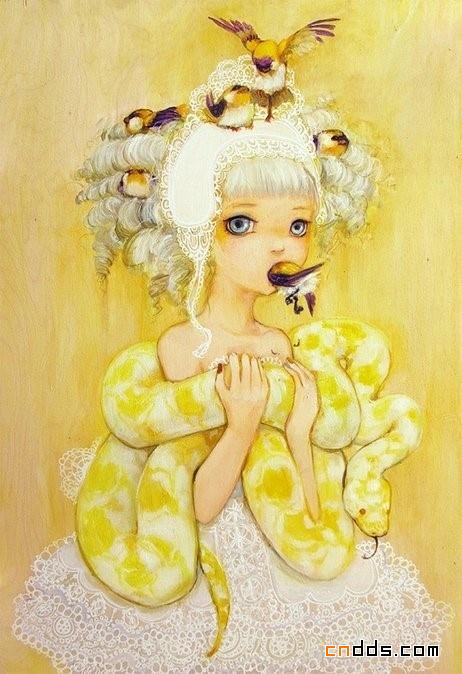 加拿大插画家Camilla d&#39;Erric作品