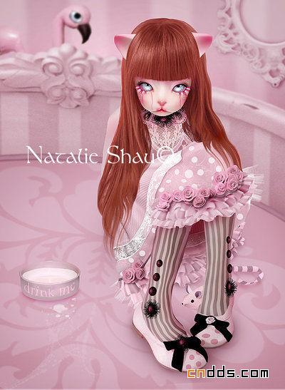 立陶宛黑暗艺术家Natalie Shau