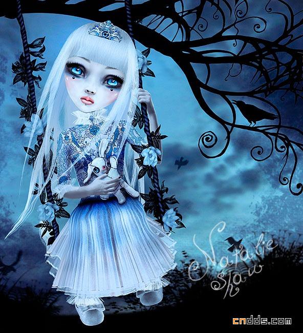 立陶宛黑暗艺术家Natalie Shau