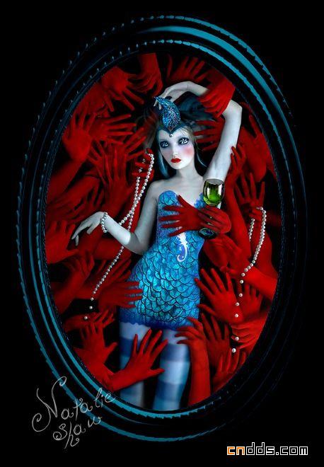 立陶宛黑暗艺术家Natalie Shau