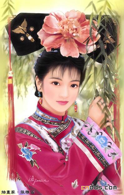 张雅涵手绘古典美女插画作品欣赏