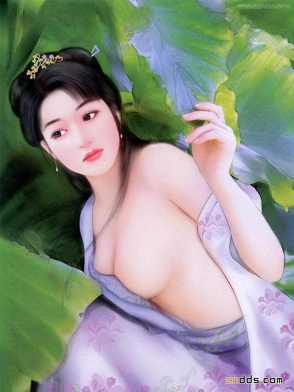 张雅涵手绘古典美女插画作品欣赏