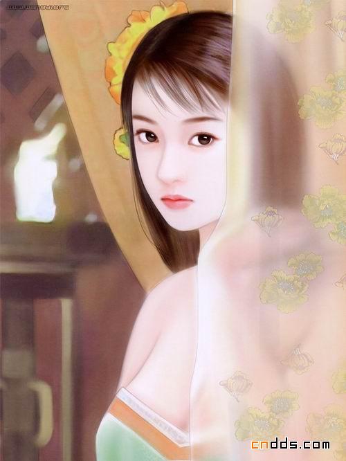 张雅涵手绘古典美女插画作品欣赏