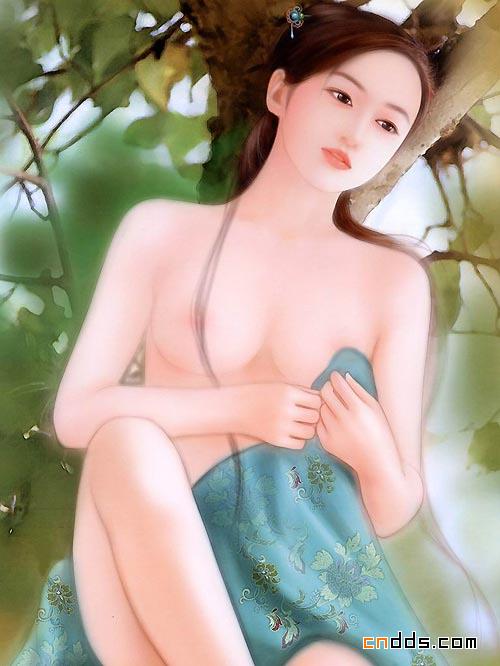 张雅涵手绘古典美女插画作品欣赏