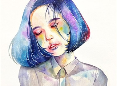 Kazel Lim水彩人物插画欣赏