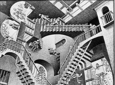 错觉图形大师M.C.Escher