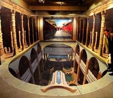 齐兴华3D 地画壁画艺术作品