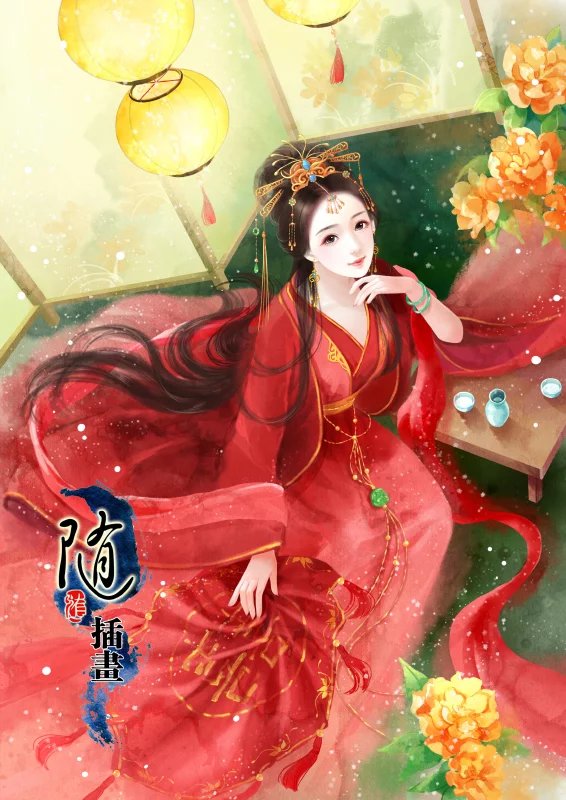 查看《云中帆中国风插画作品第2季（随随老师》原图，原图尺寸：566x800