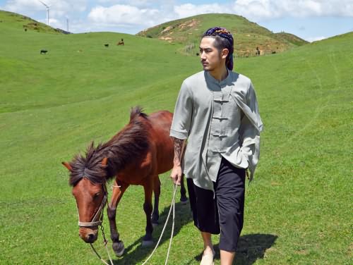 赤瞳中国风外景拍摄