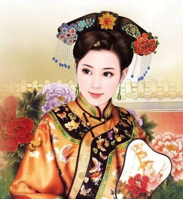 唯美的中国古典美女插画设计 