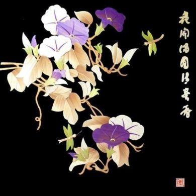 精美的芦杆麦秸工艺画艺术（三） 