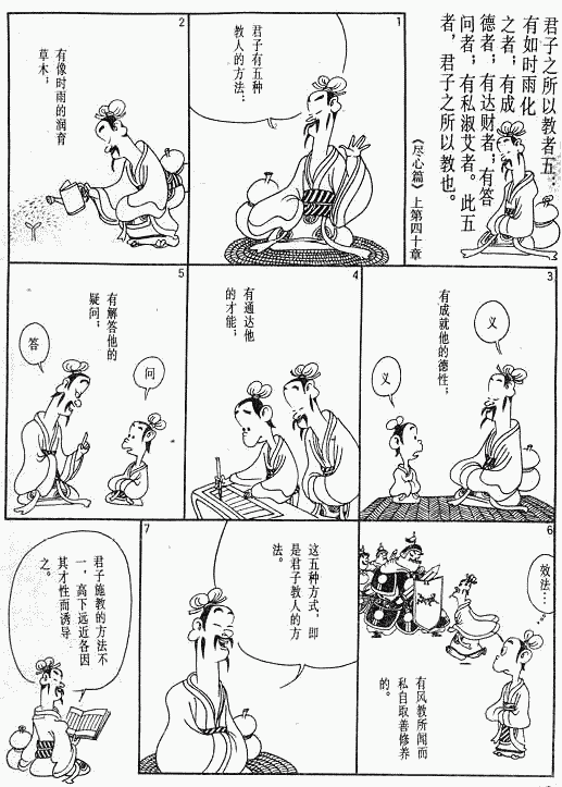 漫画版《孟子》绘画全集（五）