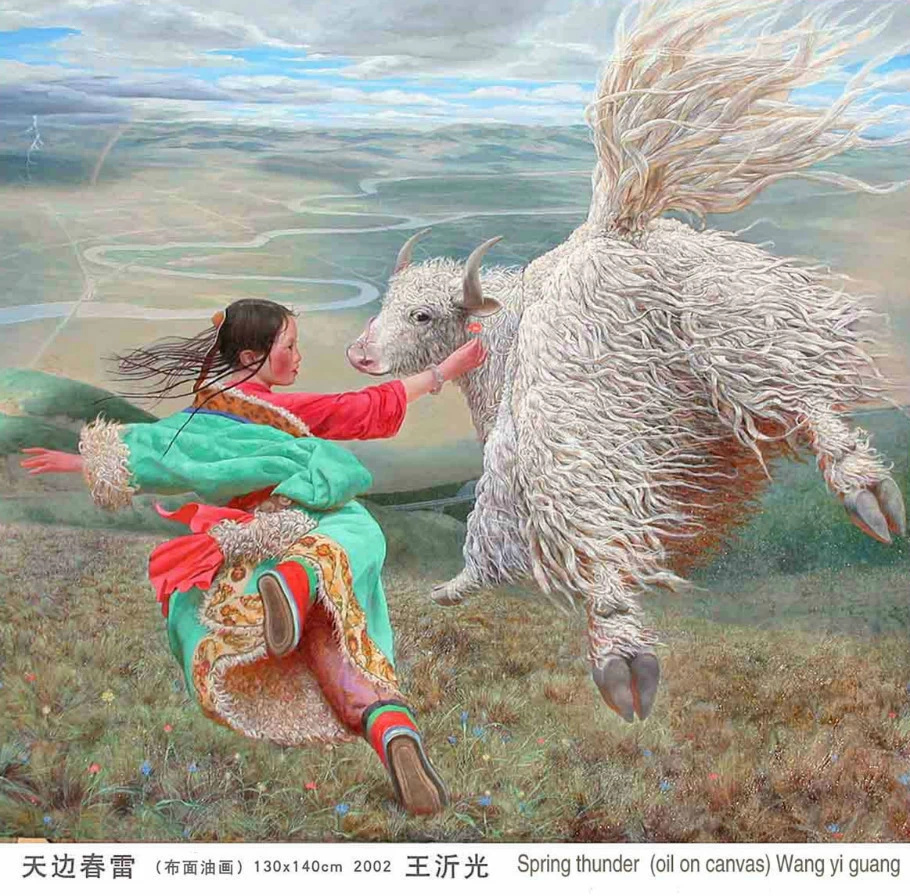 王沂光的中国风油画作品（二）