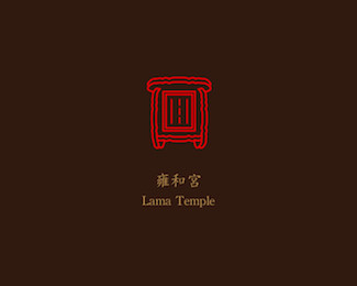 以北京地标为元素的LOGO