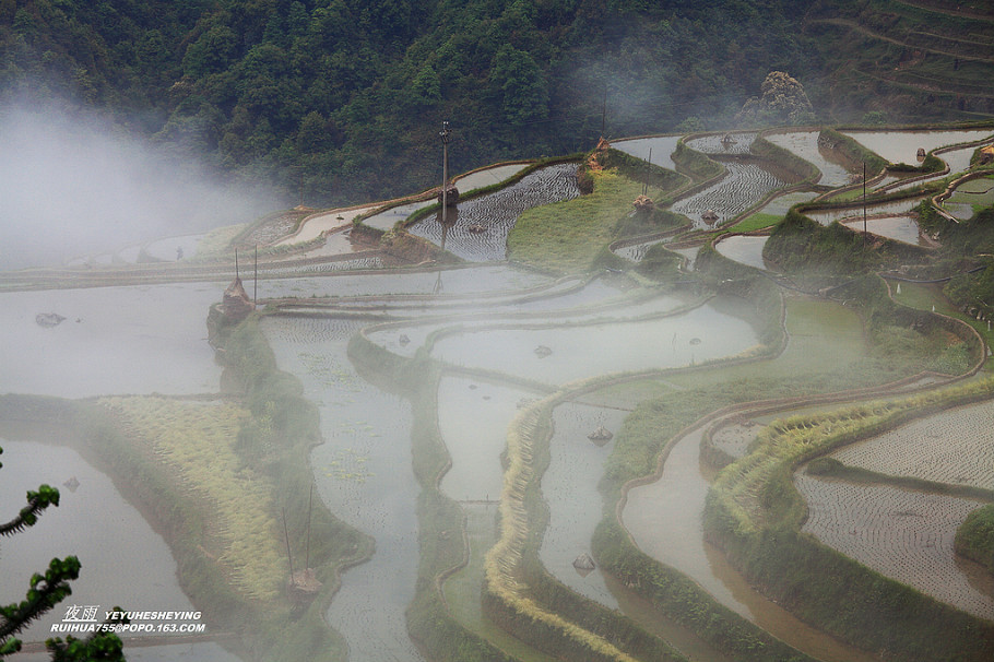 中国最美的山水画--苗寨梯田美景