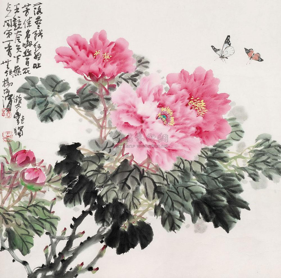 杨海滨花鸟绘画艺术作品