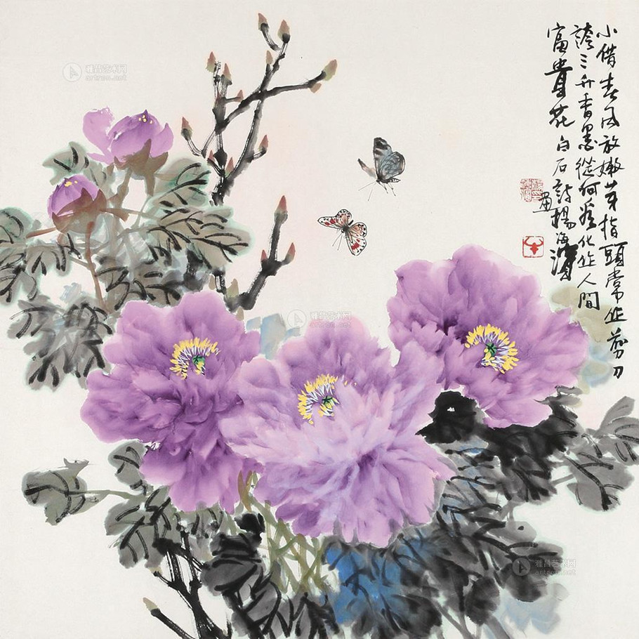 杨海滨花鸟绘画艺术作品