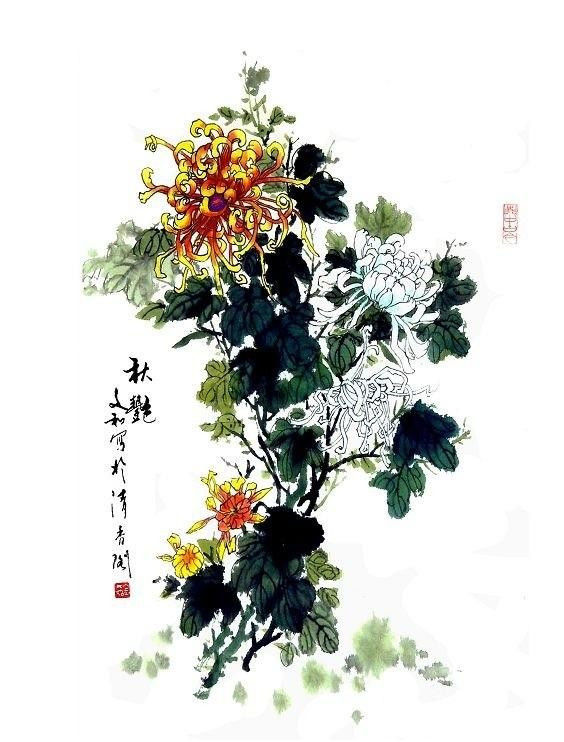 梅兰竹菊--菊视觉艺术作品