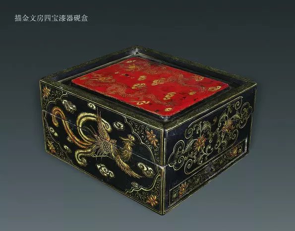 明清大漆描金器物精品