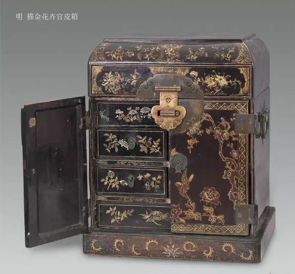 明清大漆描金器物精品