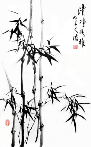 梅兰竹菊—竹视觉艺术作品