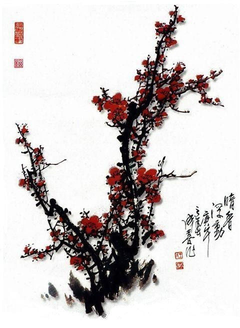 梅兰竹菊—梅视觉艺术作品