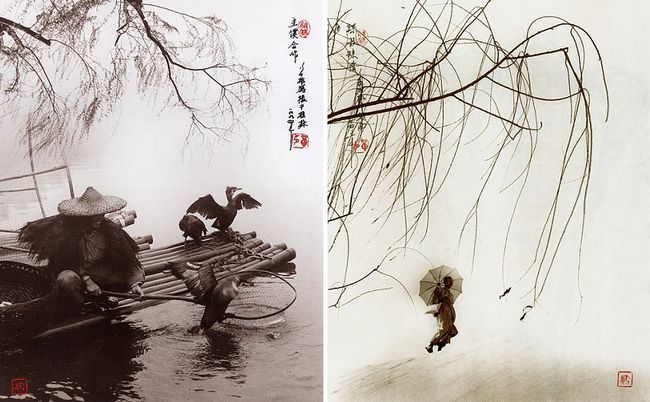 华人摄影家单雄威（Don Hong-Oai）的浓墨重彩水墨照