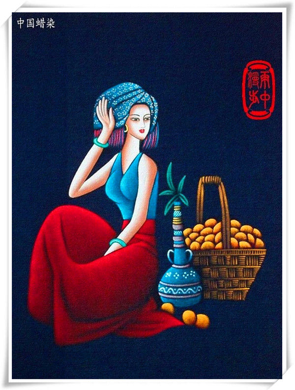 精致的中国民间蜡染画艺术作品（二）